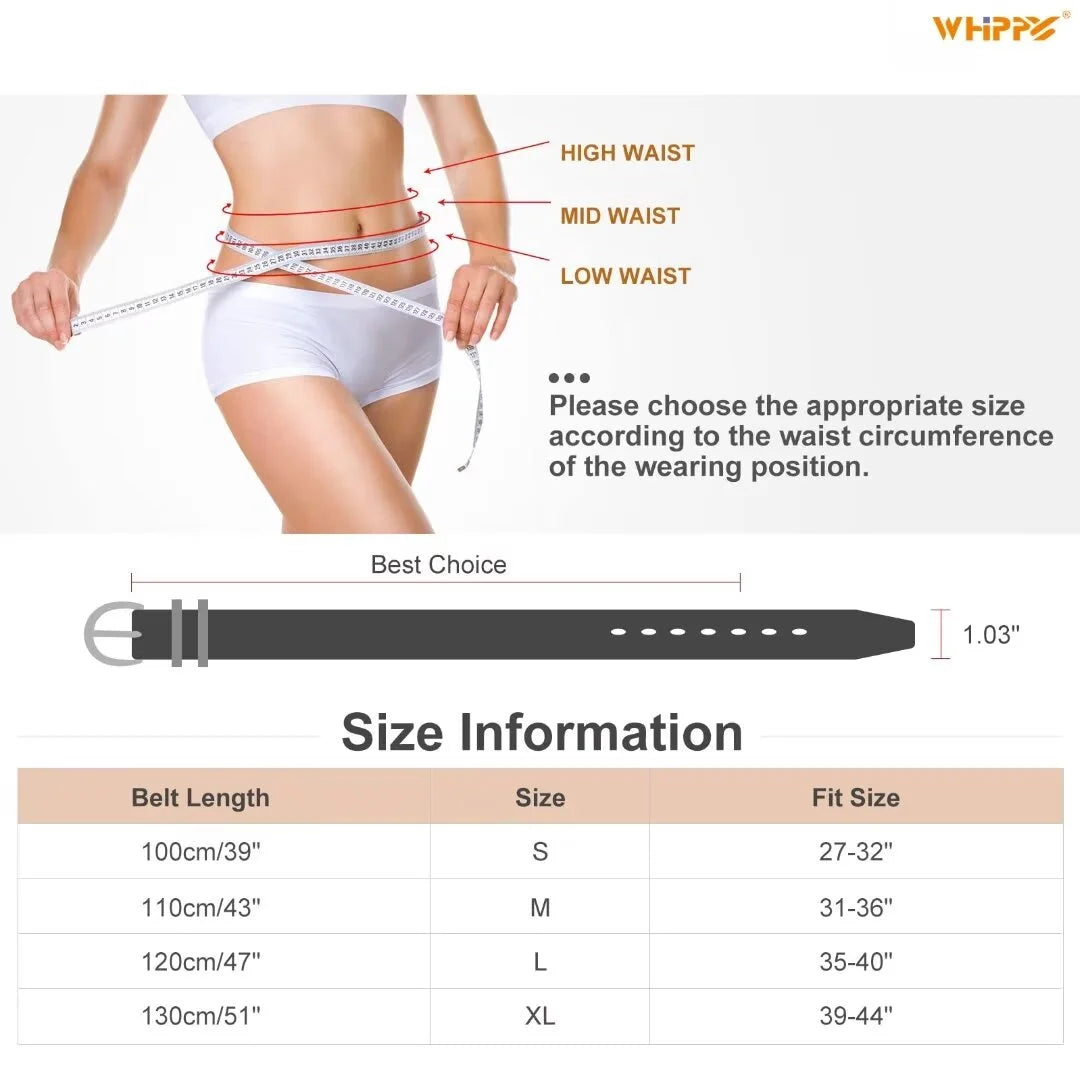 Women Leather Belts Ladies Dresses plus Size Belt for Jeans 2 Pack