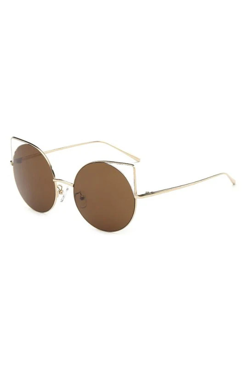 Women round Cat Eye Fashion Sunglasses