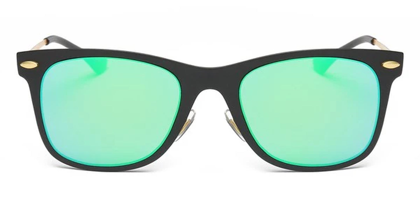 Classic Horn Rimmed Square Fashion Sunglasses