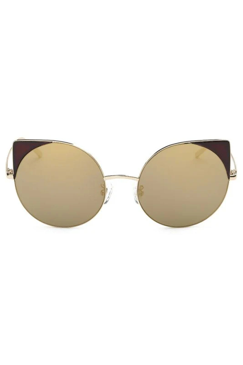 Women round Cat Eye Fashion Sunglasses