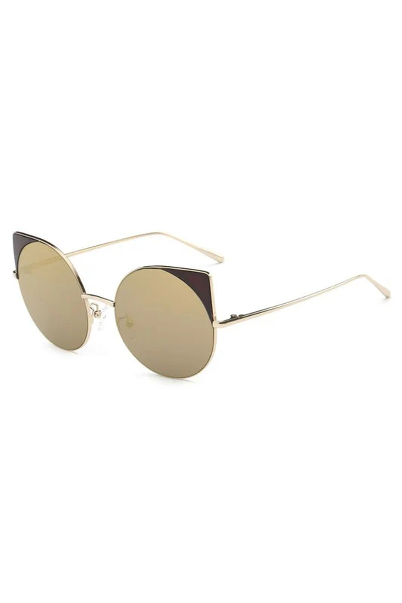 Women round Cat Eye Fashion Sunglasses