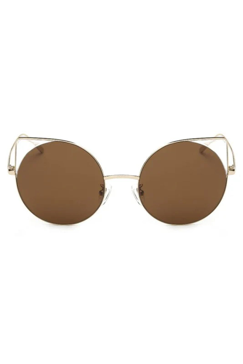 Women round Cat Eye Fashion Sunglasses